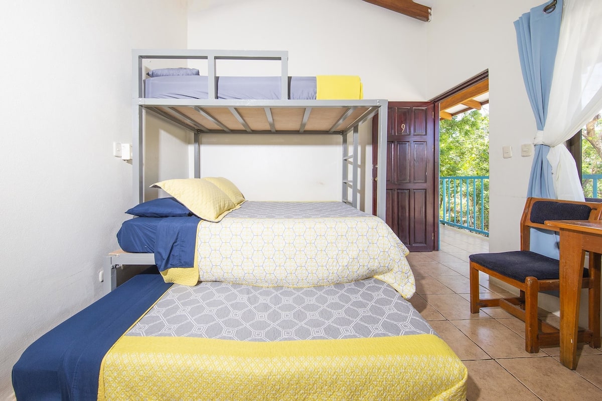 Premium bedding, memory foam beds, in-room safe, desk