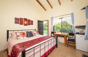 Honeymoon Room | Premium bedding, memory foam beds, in-room safe, desk