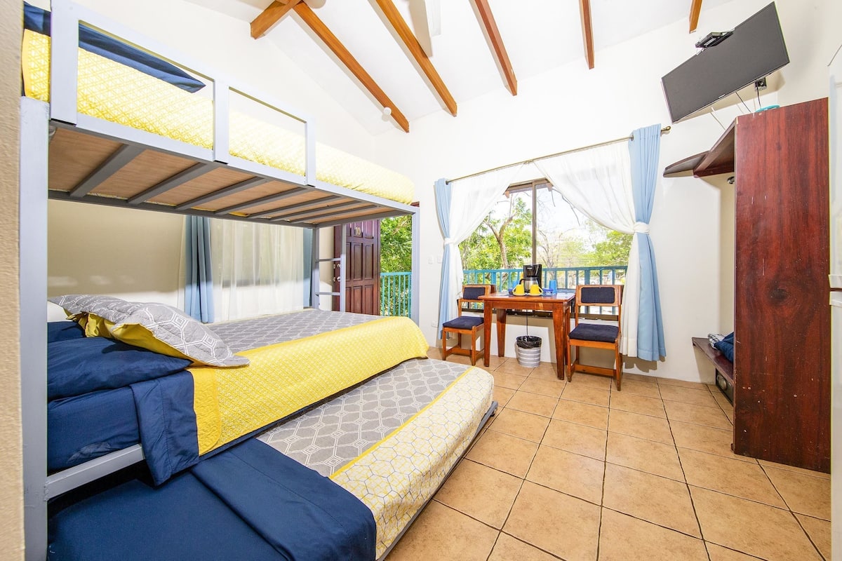 Premium bedding, memory foam beds, in-room safe, desk