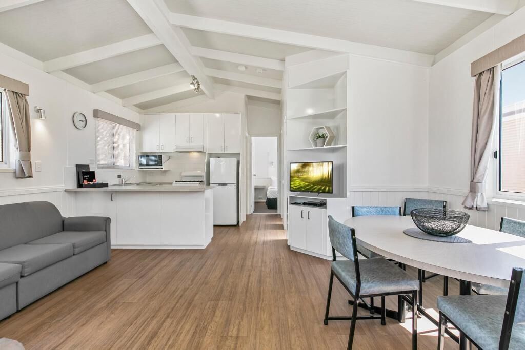 Family Villa, Lagoon View | Living area | Flat-screen TV, DVD player