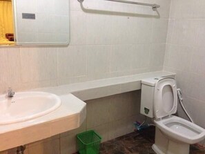 Double Room | Bathroom | Shower, free toiletries, slippers, bidet