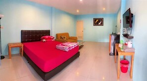 Double Room | Desk, blackout drapes, free WiFi - Baansri Family (Kabin Buri)