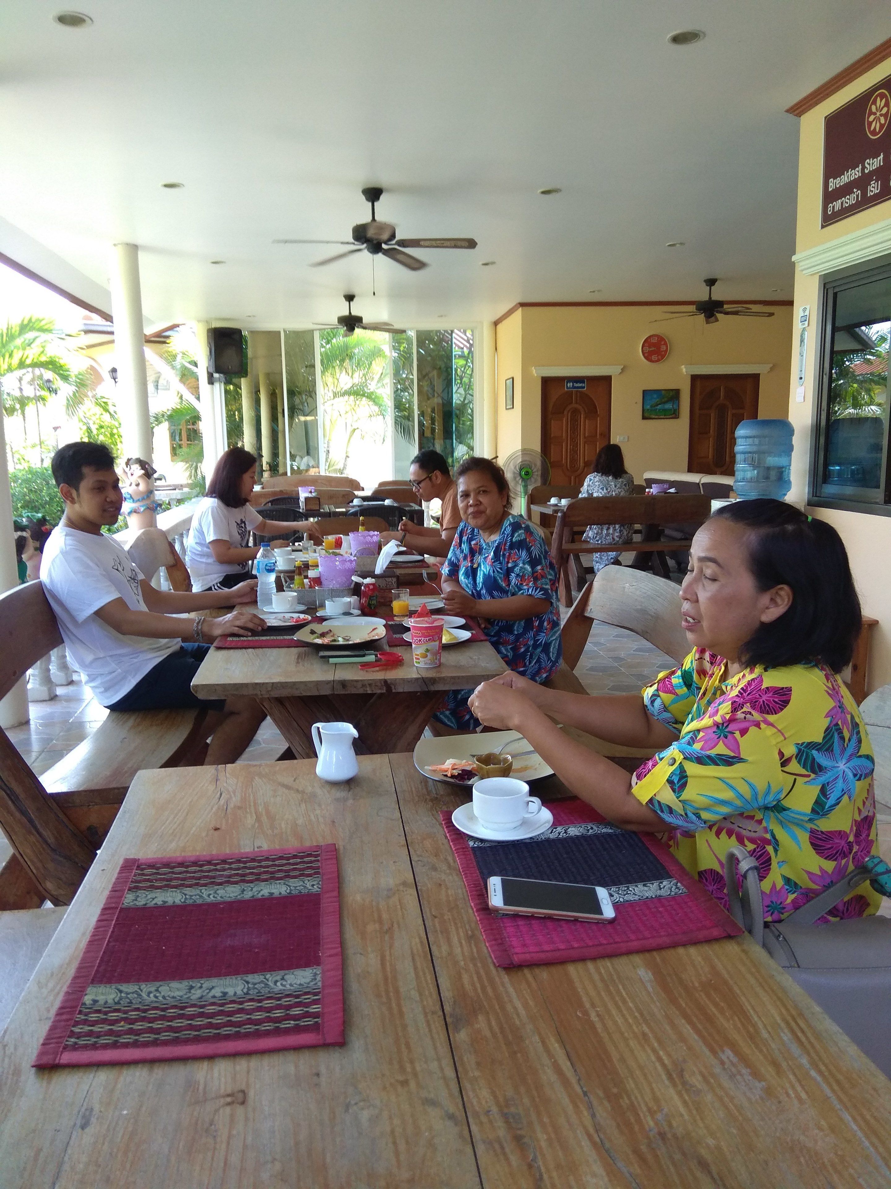 daily continental breakfast for a fee