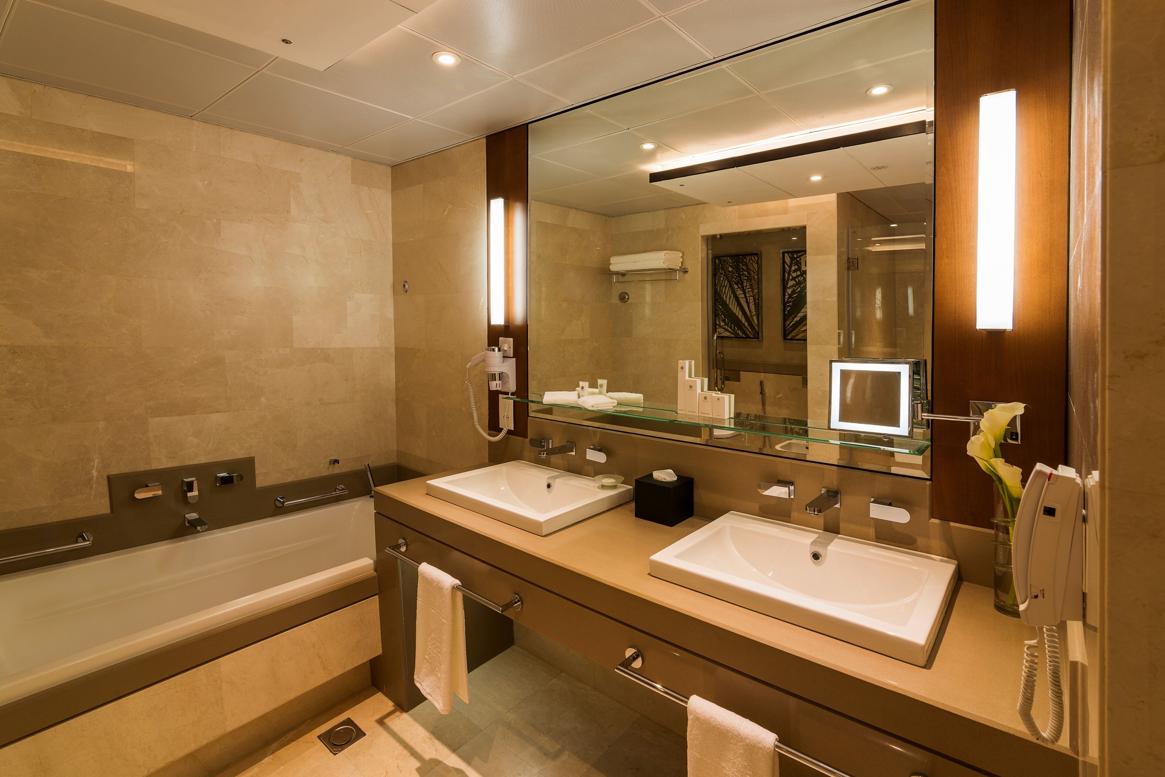 premium bedding, in-room safe, desk, laptop workspace