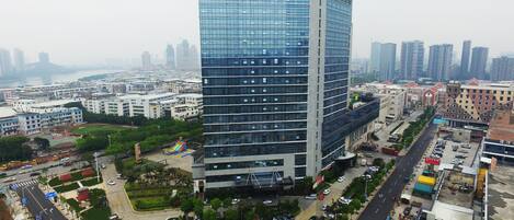 Majoituspaikan julkisivu