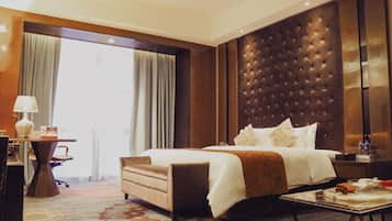 Minibar, in-room safe, desk, blackout curtains