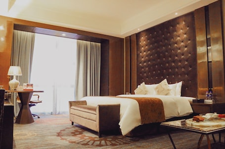 Minibar, in-room safe, desk, blackout curtains