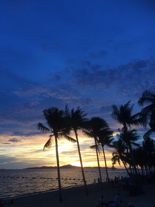 Blick von der Unterkunft