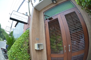 Fassade der Unterkunft