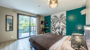 Chambre Double Supérieure, accessible aux personnes à mobilité réduite, terrasse