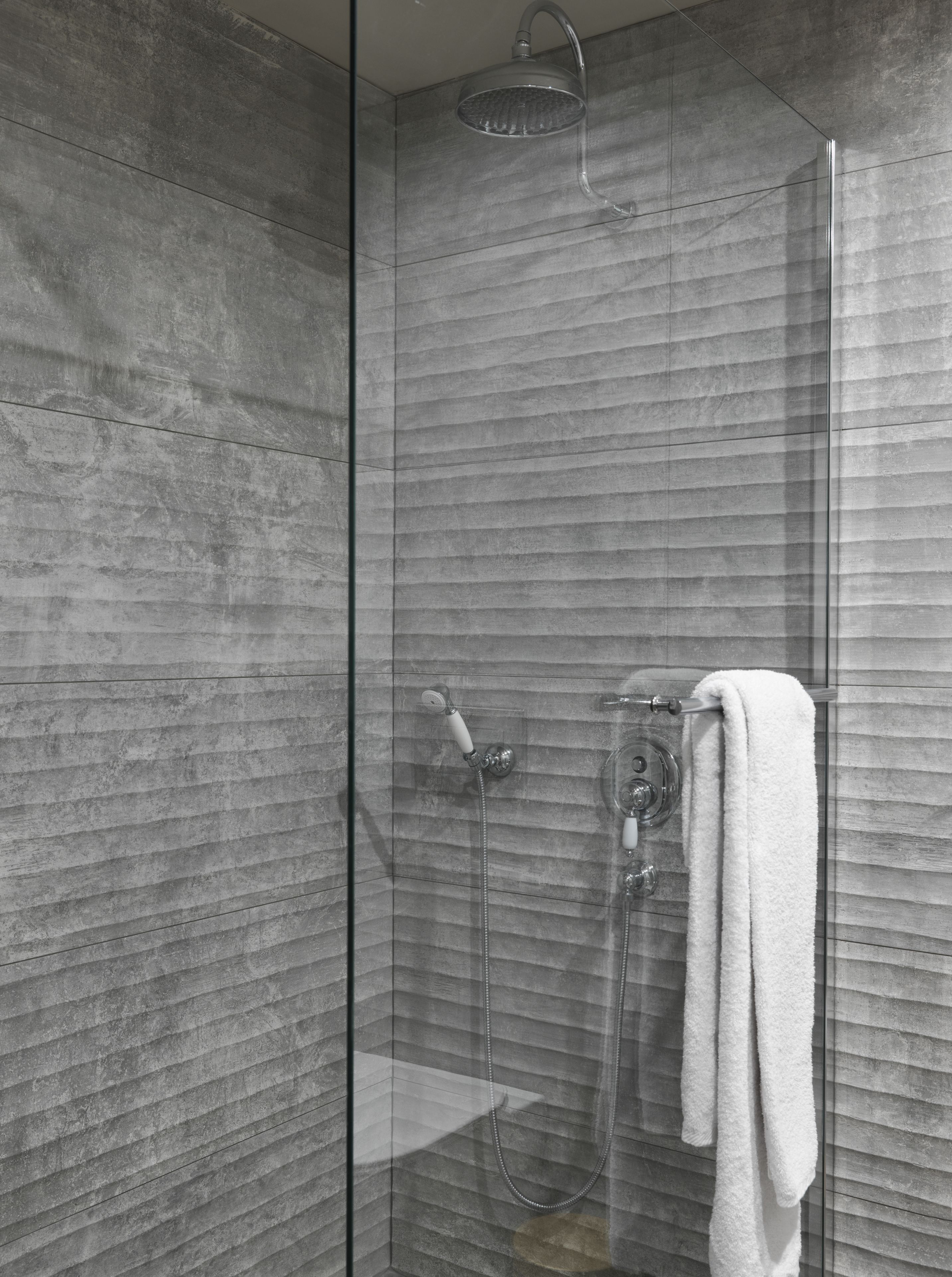 Suite, Patio, Jetted Tub (Urban) | Bathroom | Shower, rainfall showerhead, designer toiletries, hair dryer
