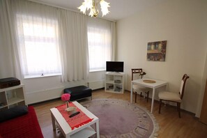 Flat-screen TV - Ferienwohnung Backstube König (Brandenburg an der Havel)
