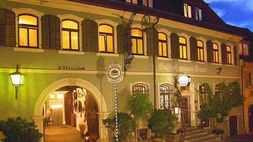 Front of property - evening/night