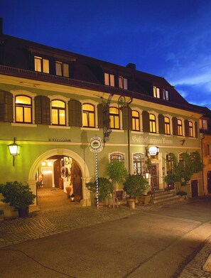 Front of property – evening/night