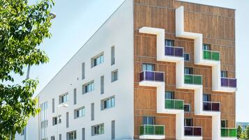 Façade de l’hébergement