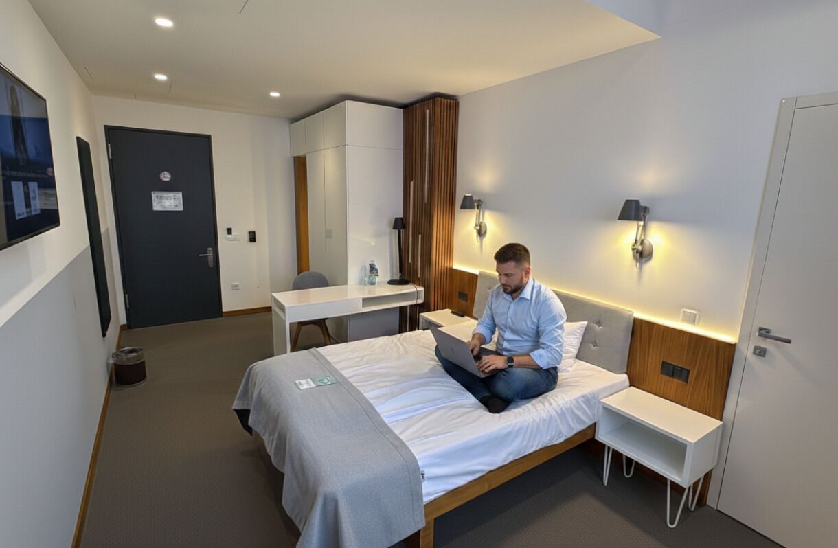 Chambre Simple, 1 chambre | Literie hypoallergénique, coffres-forts dans les chambres, bureau