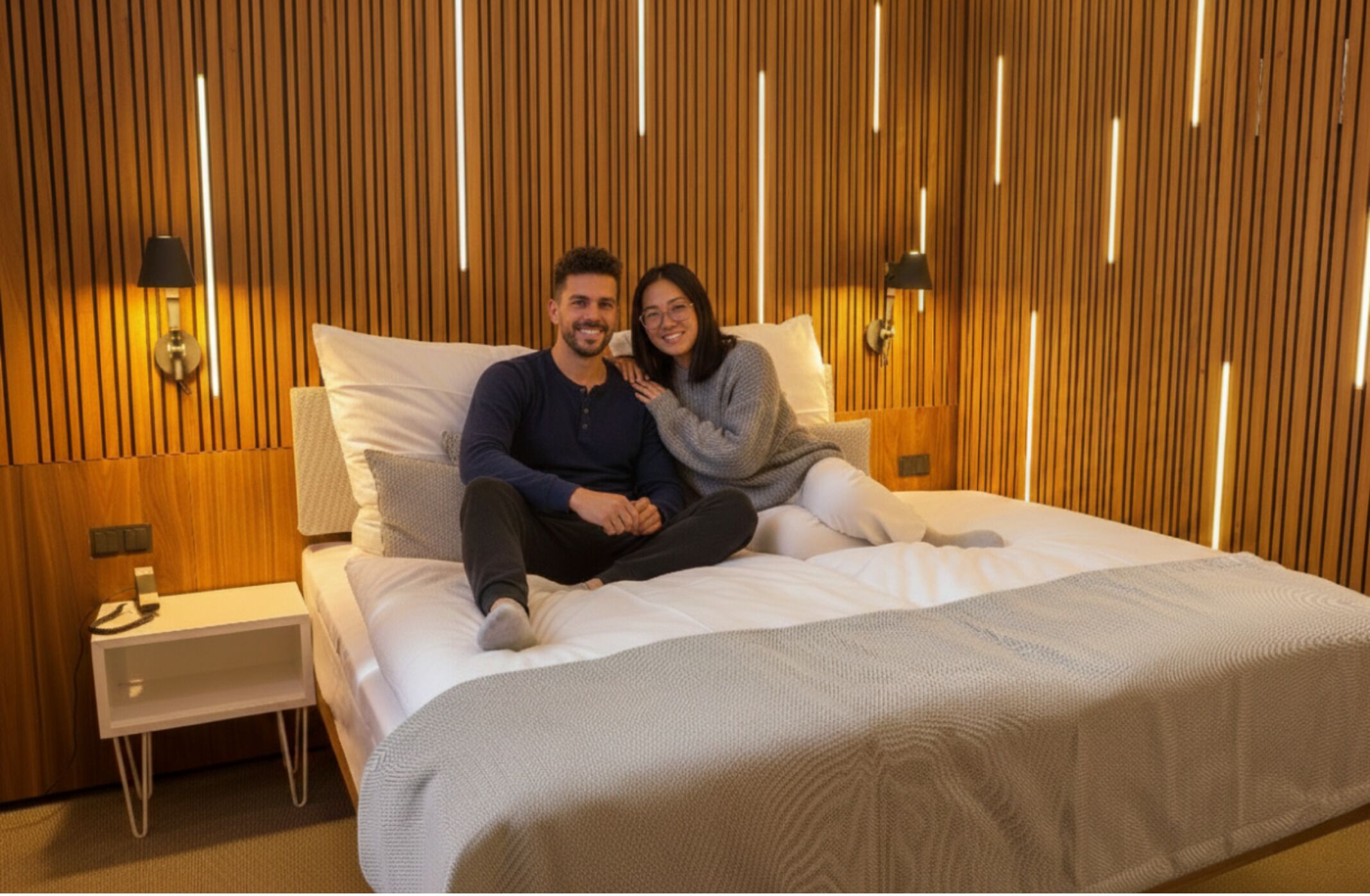 Chambre Double | Literie hypoallergénique, coffres-forts dans les chambres, bureau