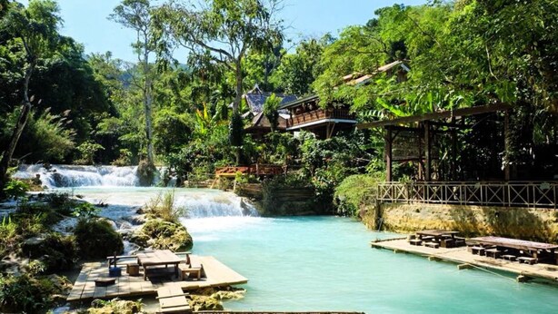 Interior entrance - Vanvisa at the Falls (Luang Prabang)