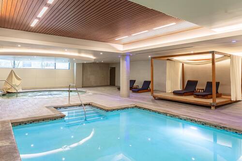 Indoor pool, open 6:00 AM to 10:00 PM, free cabanas