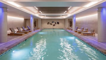 Indoor pool, open 6:00 AM to 10:00 PM, free cabanas