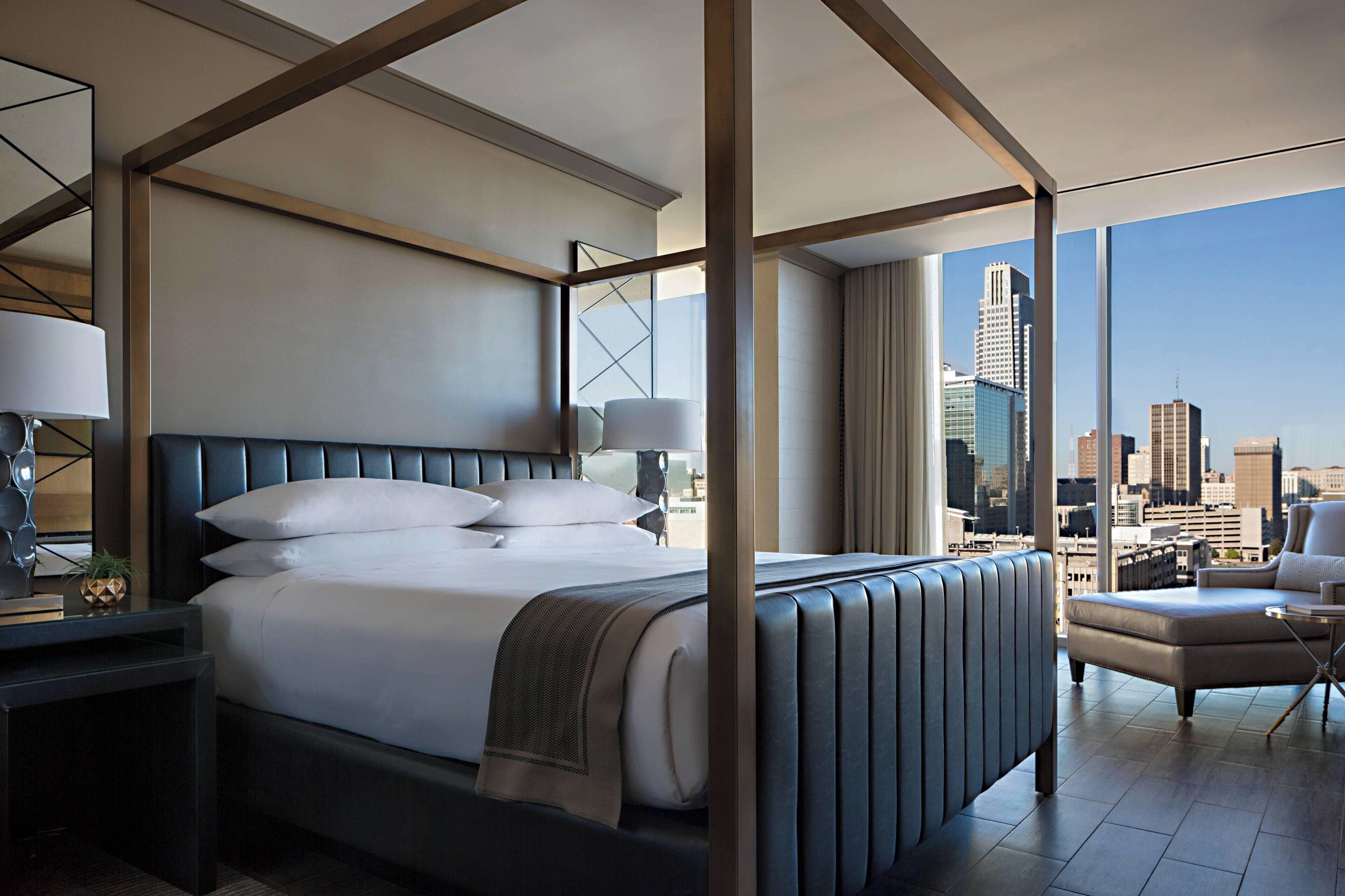 memory-foam beds, in-room safe, desk, blackout curtains