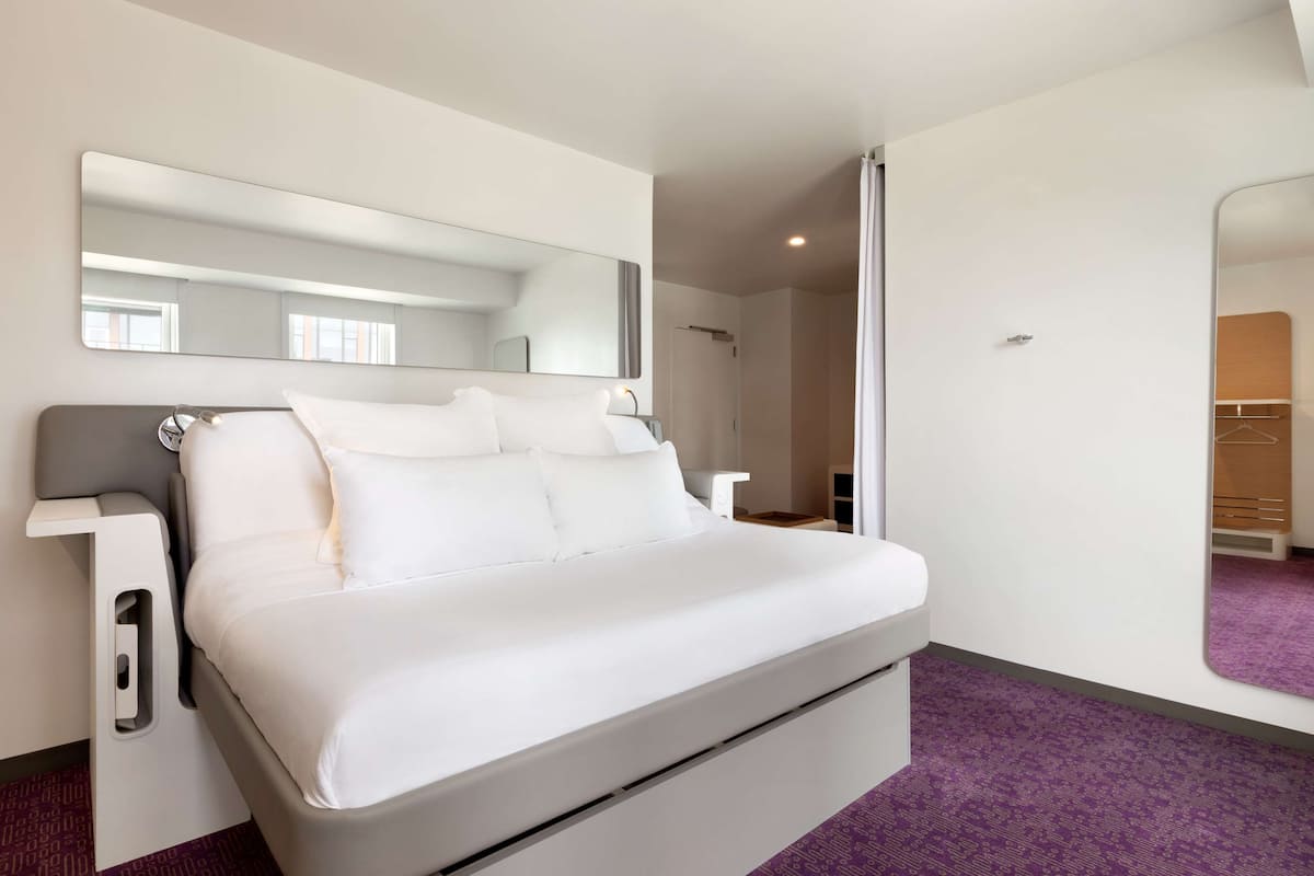 premium bedding, memory-foam beds, in-room safe, laptop workspace