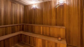 Ruang perawatan pasangan, sauna, perawatan tubuh, dan aromaterapi