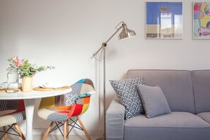 Căn hộ Superior, 1 phòng ngủ | 1 phòng ngủ, bộ đồ giường cao cấp, chăn bông 