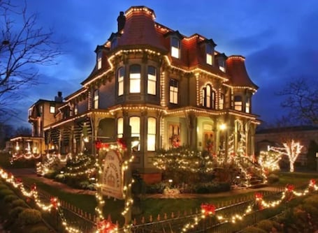 Front of property - evening/night