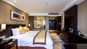Habitació doble per a ús individual | Roba de llit d'alta qualitat, minibar i escriptori 