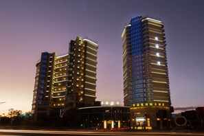 Front of property – evening/night