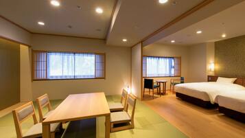 豪華客房, 非吸煙房 (main tower, river side, JP-Western) | 房內夾萬、免費 Wi-Fi、床單