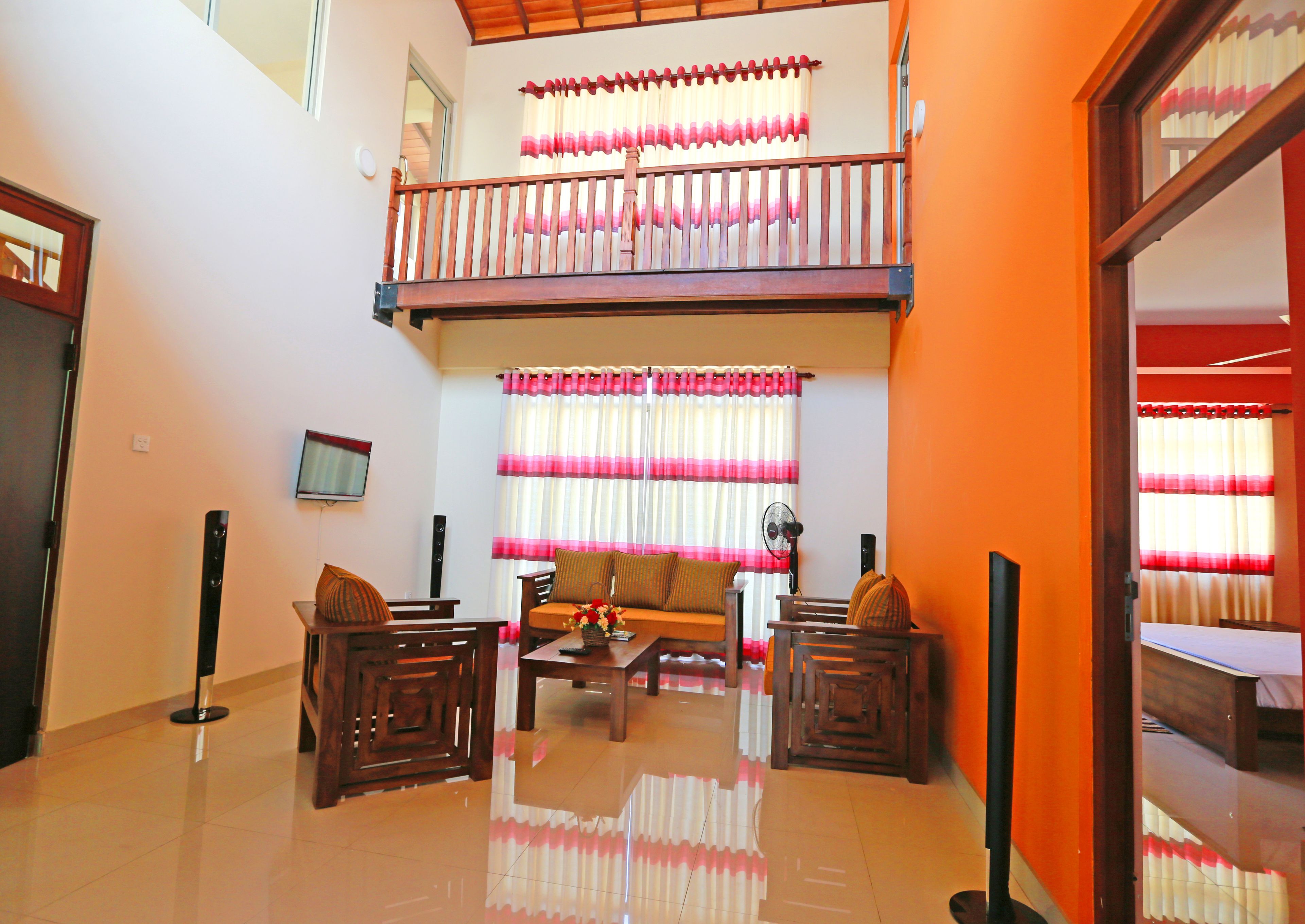 Standard Double or Twin Room, 1 Bedroom | Living area | Flat-screen TV