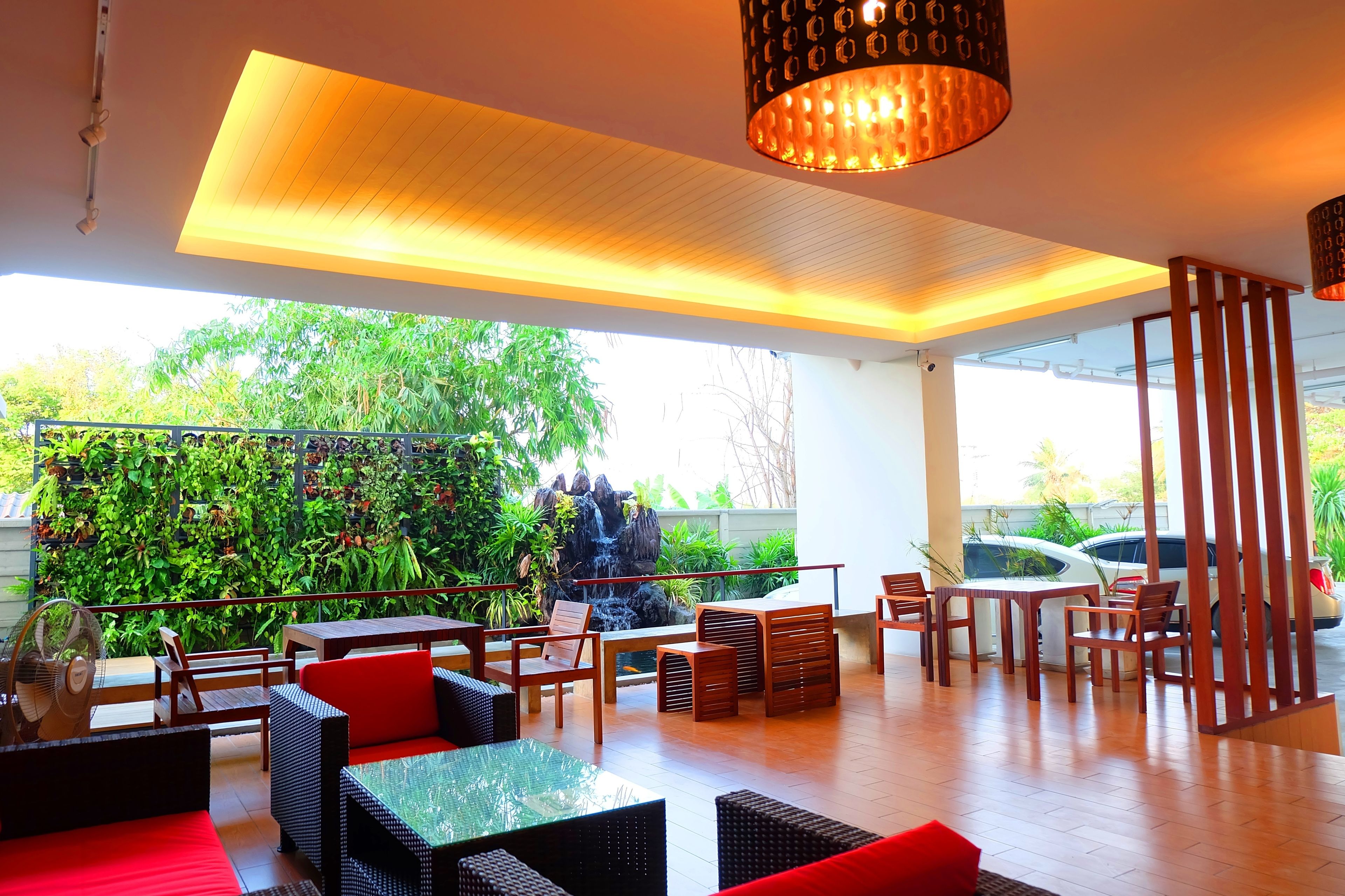 บริเวณนั่งเล่นที่ล็อบบี้