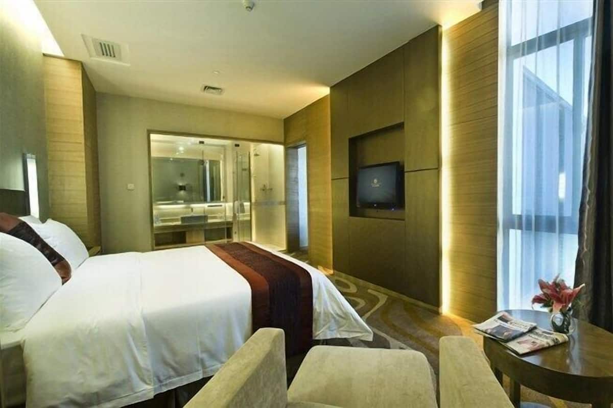 Suite Deluxe | Minibar, una cassaforte in camera, una scrivania, tende oscuranti