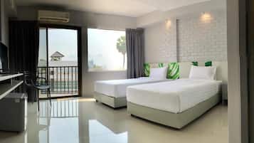 Premium bedding, minibar, in-room safe, desk