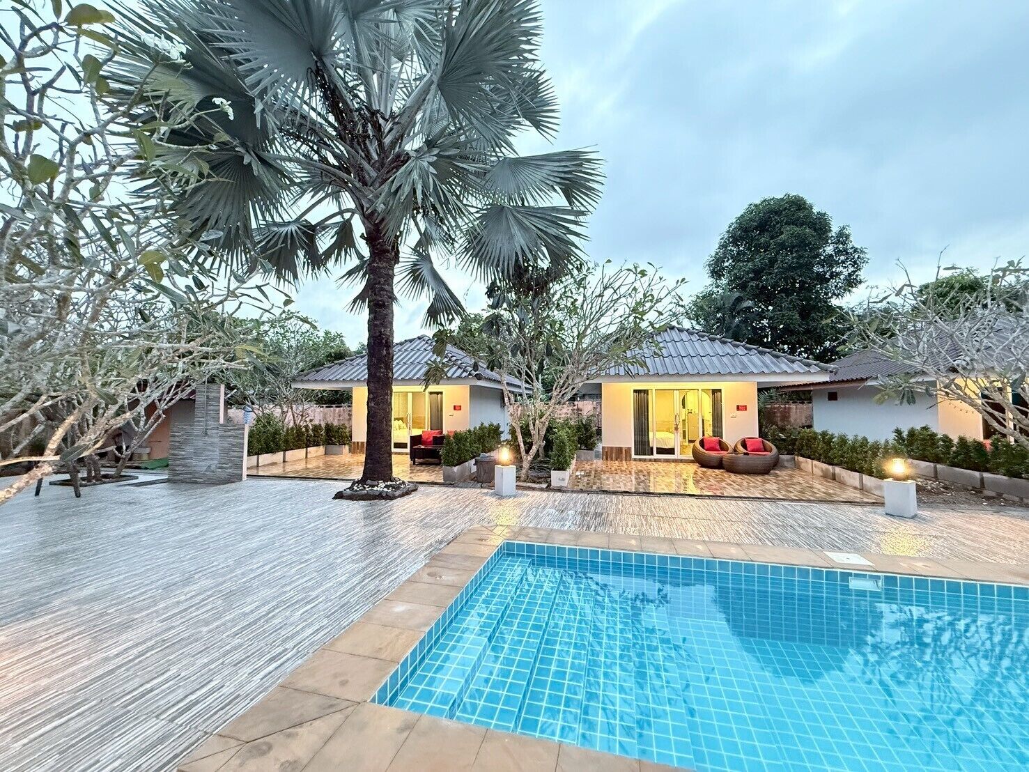 Façade de l’hébergement