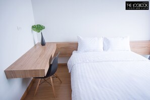 Standard Double Room, 1 Double Bed | View from room - The LogBook Room and Cafe (Chonburi)