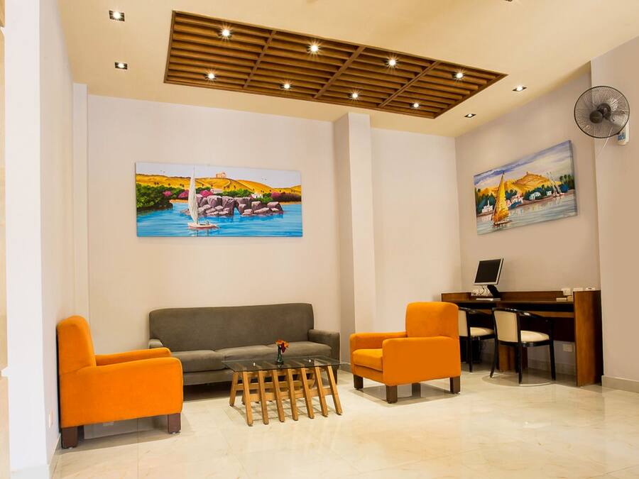 Lobby sitting area