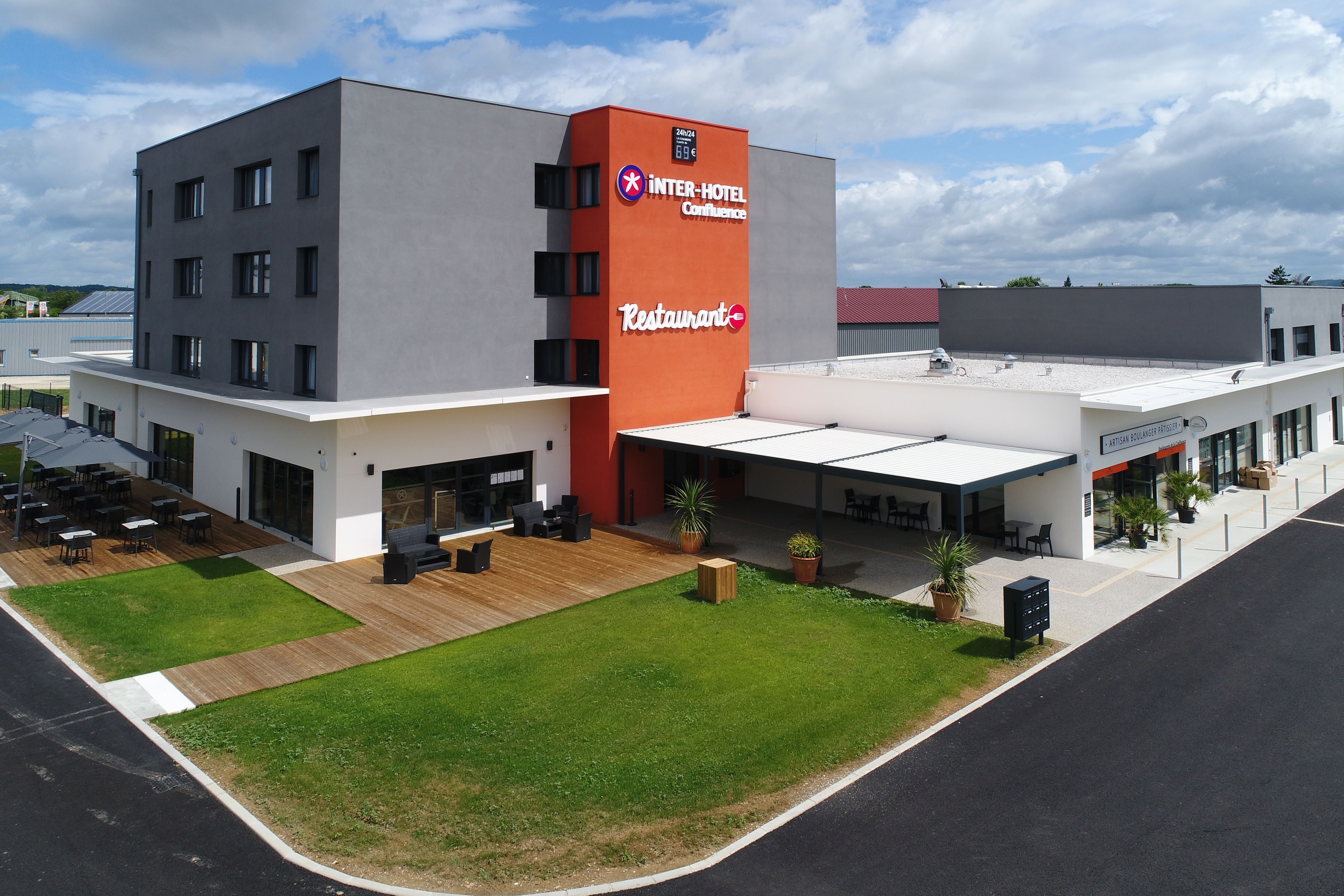 Voorkant van accommodatie