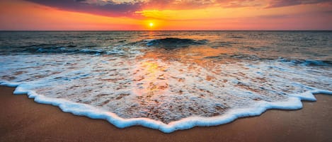 Beach nearby, white sand