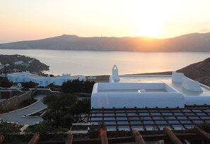 Apartment, 1 King Bed, Private Pool, Sea View (Sky) | View from room - Sea Breeze Panormos (Mykonos)
