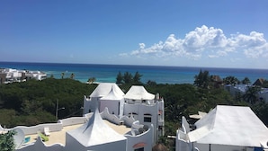Blick von der Unterkunft