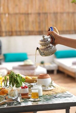 Free daily full breakfast  - Riad Amya & Spa (Marrakech)
