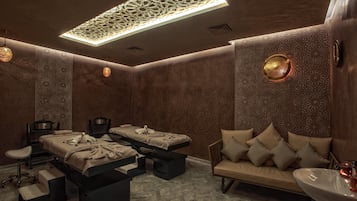 Couples treatment rooms, sauna, steam room, Turkish bath