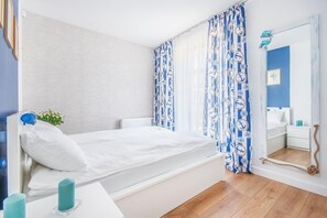 Iron/ironing board, cots/infant beds, free WiFi, bed sheets