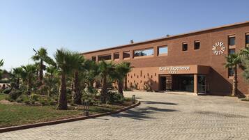 Voorkant van accommodatie