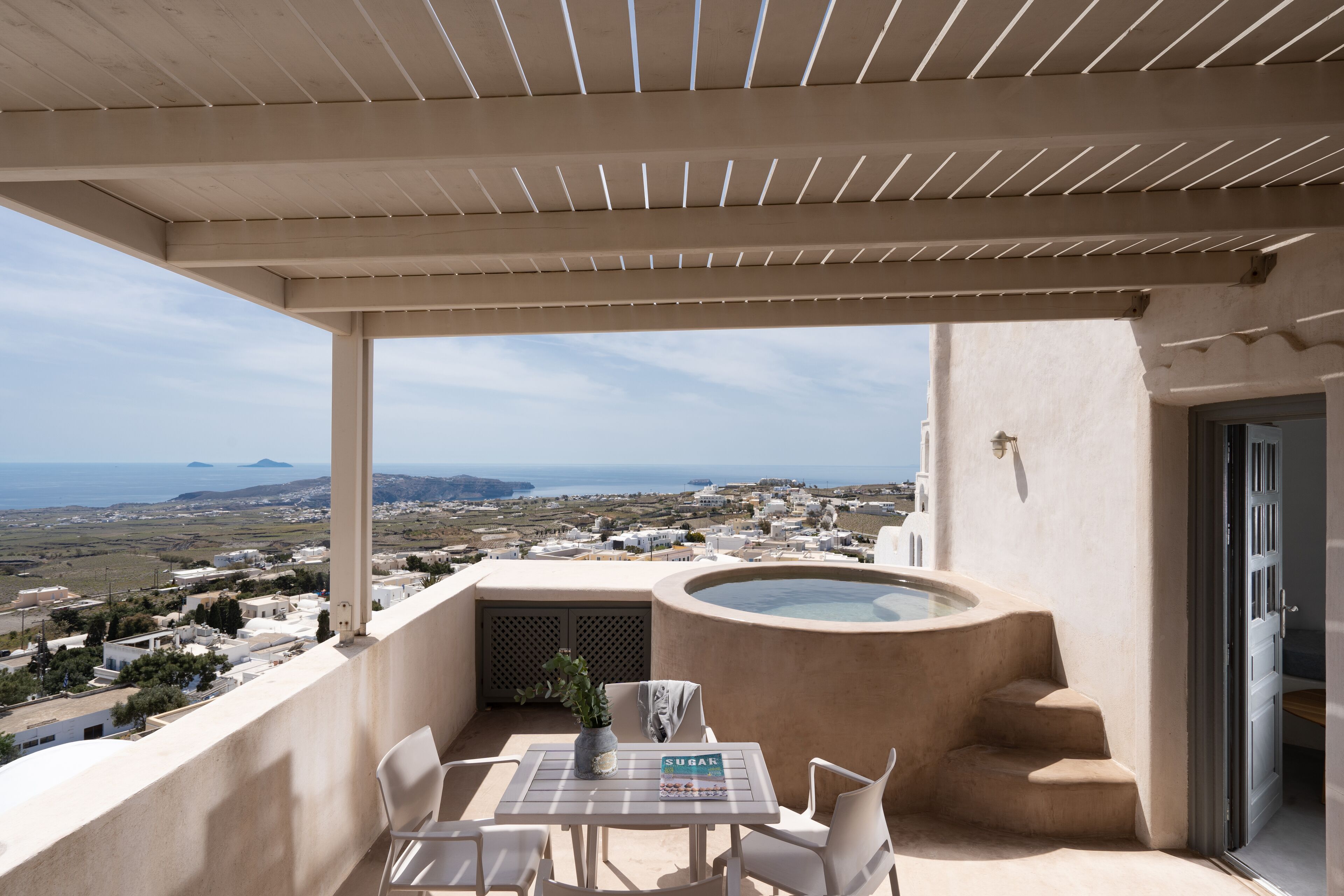 honeymoon suite, sea view (zeus) | terrace/patio