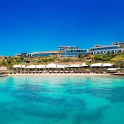Private beach, free beach shuttle, free beach cabanas, sun-loungers