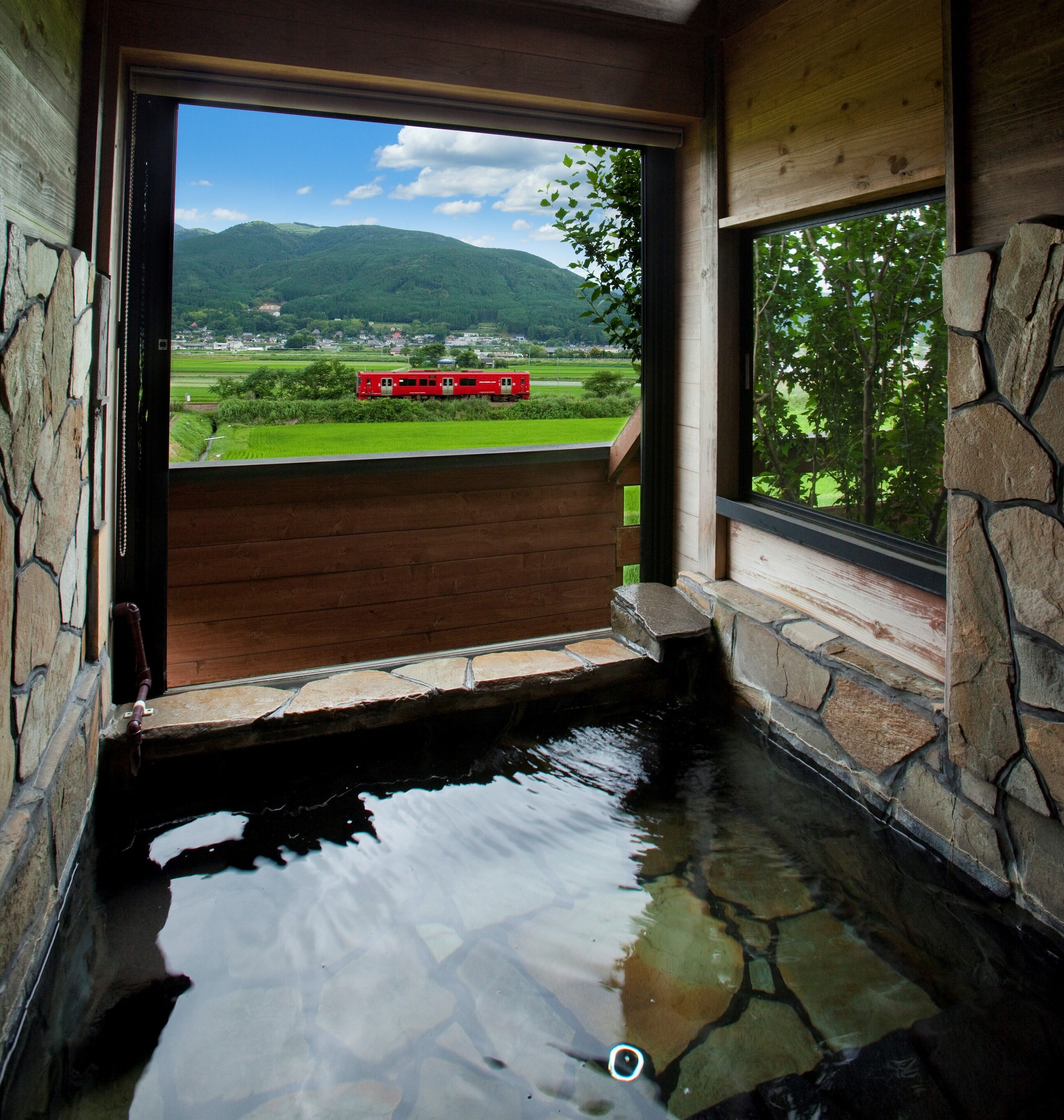 Japanese Style Room with Open-air Bath - Villa, Non Smoking | In-room safe, individually decorated, individually furnished, desk